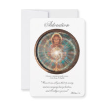 Adoration, Act of Spiritual Communion, Prayer Card