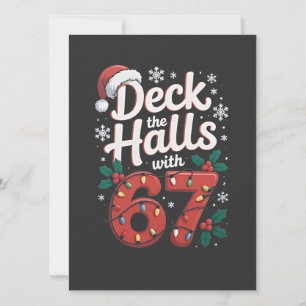 Invitación Adorna los pasillos con 6 7 Divertidas navidades s