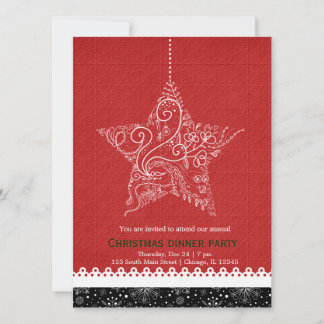 Invitación Adorno de Navidad