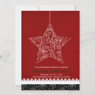 Invitación Adorno de Navidad
