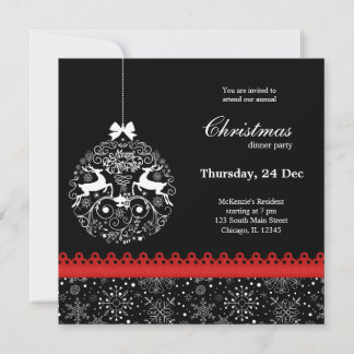 Invitación Adorno de Navidad