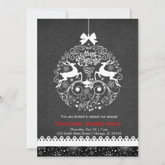 Invitación Adorno de Navidad