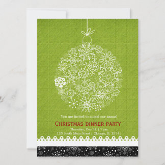 Invitación Adorno de Navidad