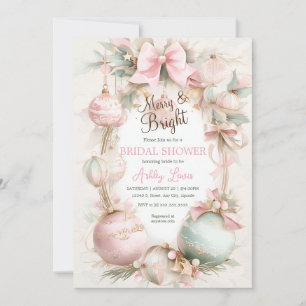 Invitación Adorno de Navidad, Adornos de Lujo Novia