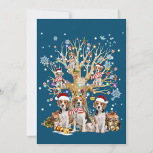 Invitación Adorno De Navidad Para Árbol Para Amante De Perros