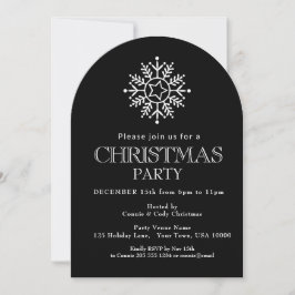 Invitación Adorno navideño de delicados remolinos pastel para