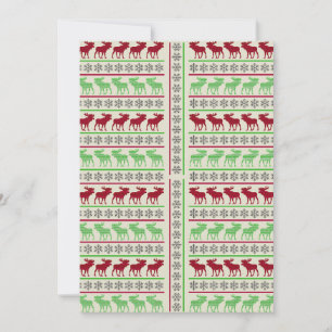 INVITACIÓN ADORNOS DE NAVIDAD RENO