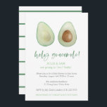 Invitación Adquirir Punny Funny Parejas Baby Shower<br><div class="desc">¡Santo Guacamole! Una aguda invitación a una ducha de bebé aguacate perfecta para los amantes de los guac o parejas que viven la vida de bajo costo y pasan mucho en los avos en el supermercado. Todos los campos de texto son completamente personalizable, por lo que son adecuados para un...</div>