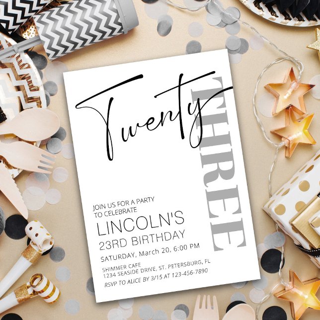 Invitación Adultos Cumpleaños 21 22 23 24 25 26 27 28 29 (Subido por el creador)