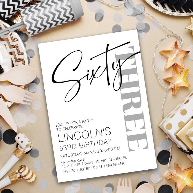 Invitación Adultos Cumpleaños 61 62 63 64 65 66 67 68 69 (Subido por el creador)