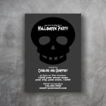 Adultos de cráneo negro gris asustan Halloween