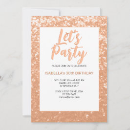 Invitación Adultos de espárragos para adultos fiesta Lets