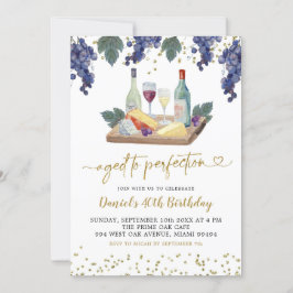 Invitación Adultos mayores a perfección Charcuterie