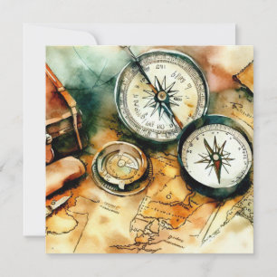 Invitación Adventure Awaits:Explorers' Edition, un Baby Showe