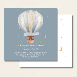 Invitación Adventure Awaits Whimsical Cute Teddy Bear
