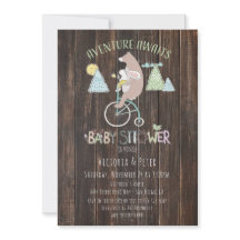 Adventure Awath Bear Bunny Bike Baby Shower