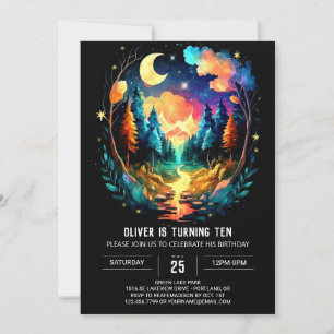 Invitación Adventure Awath Cottagecore Magic Birthday