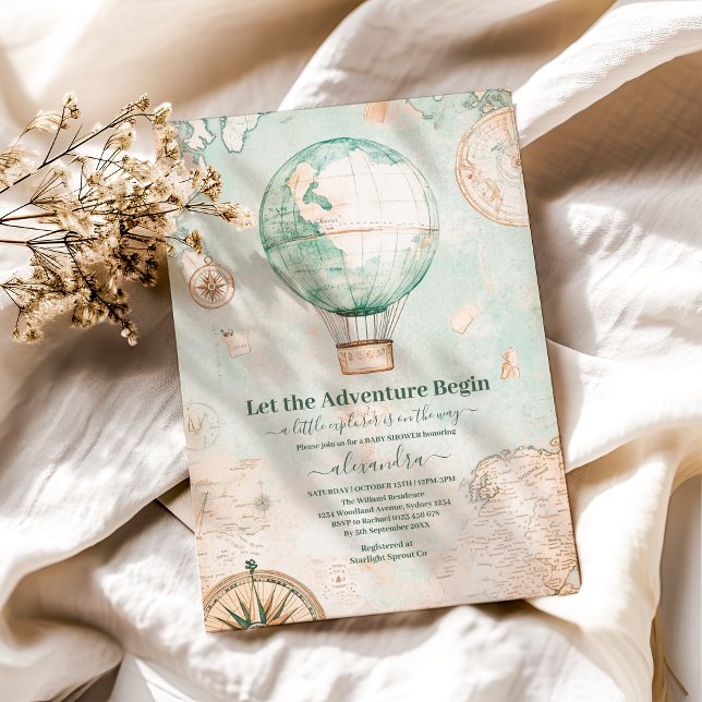 Invitación Adventure Awath Gender Neutral Baby Shower (Subido por el creador)