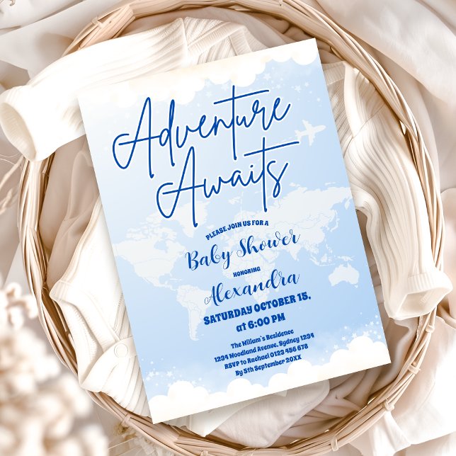 Invitación Adventure Awath Gender Neutral Baby Shower (Subido por el creador)