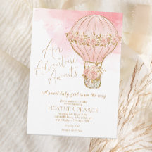 Adventure Awath Hot Air Balloon Baby Shower