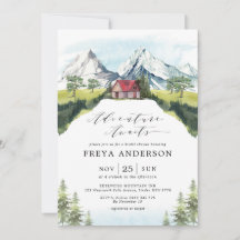 Adventure Awath Mountain Forest Bridal Shower