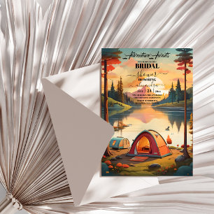 Invitación Adventure Awath Mountain Forest Bridal Shower