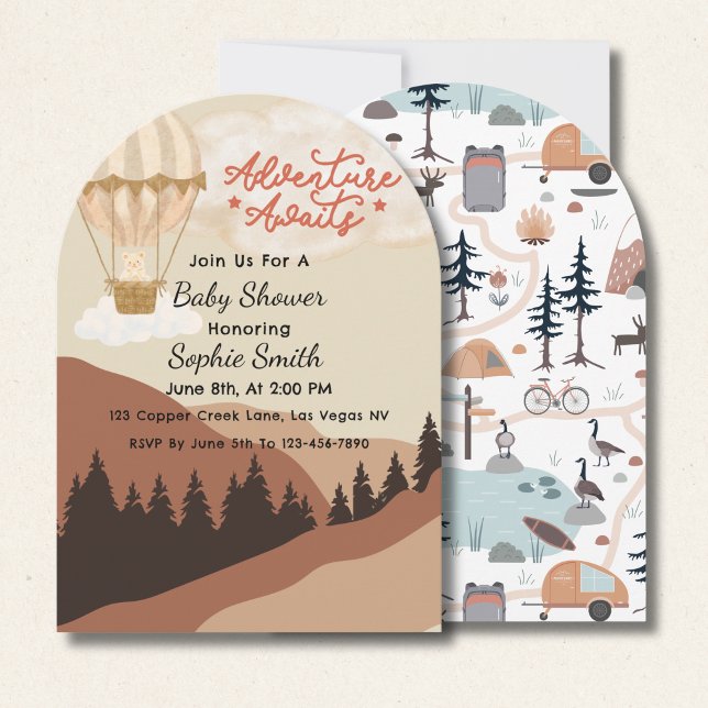 Invitación Adventure Awath, Oh Boy, Earth Tone Mountain (Subido por el creador)