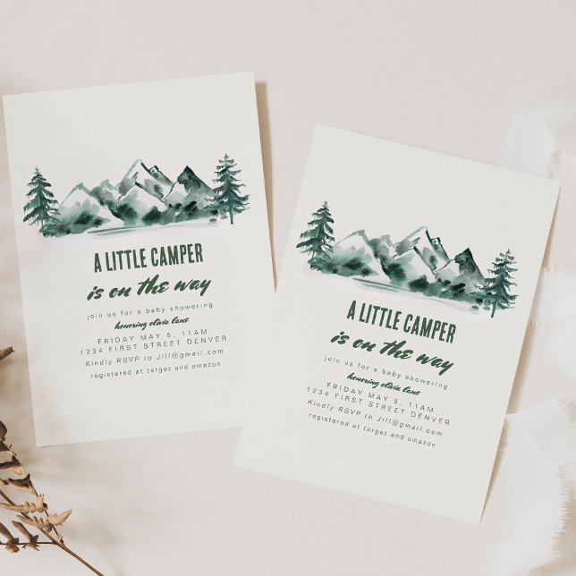 Invitación Adventure Awath Outdoor Baby Shower Invitation (Subido por el creador)