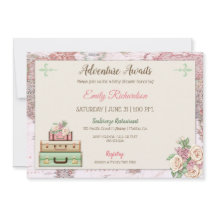 Adventure Awath World Travel Pink Mint Floral