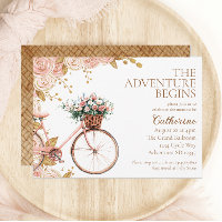 Adventure Begur Vieja Floral Bike Baby Shower