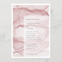 Invitación aérea y ligera a la boda