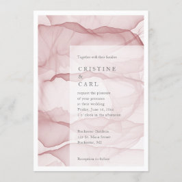 Invitación aérea y ligera a la boda