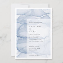 Invitación aérea y ligera a la boda