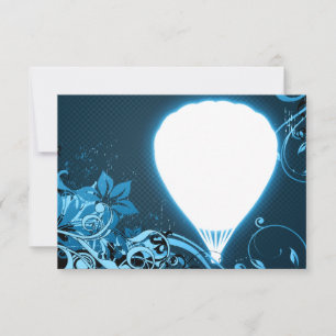 Invitación aerostación de la alta fidelidad del verano