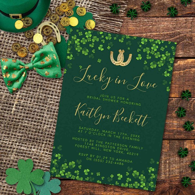 Invitación Afortunada en el amor por San Patricio (Subido por el creador)