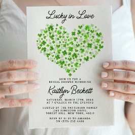 Invitación Afortunada en el amor por San Patricio