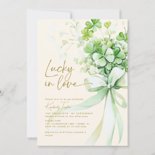 Invitación Afortunada en Love St. Patrick's Day Bridal Shower