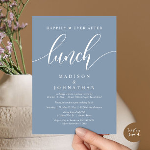 Invitación Afortunadamente Desde El Almuerzo, Post Boda