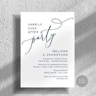 Invitación Afortunadamente Después De Fiesta, Cena Boda, Arma