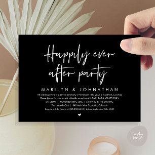 Invitación Afortunadamente Después De Fiesta, Recepción De Bo