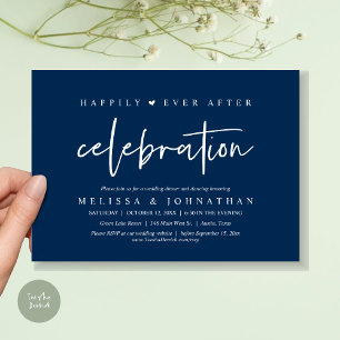 Invitación Afortunadamente, después de la celebración, Boda d