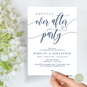 Invitación Afortunadamente Después De La Cena De Fiestas Y Bo