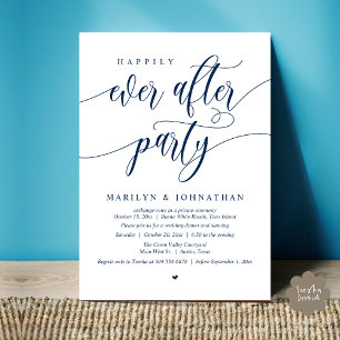 Invitación Afortunadamente Después De La Evolución Del Boda M