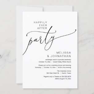 Invitación Afortunadamente Después De La Fiesta, La Cena De E