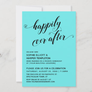 Invitación Afortunadamente, Después De La Recepción De Aqua,