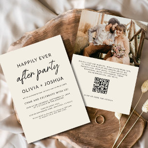 Invitación Afortunadamente después de la recepción del código