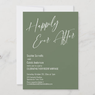 Invitación Afortunadamente Después De Un Elegante Y Moderno V