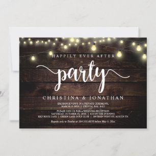 Invitación Afortunadamente Después De Un fiesta, Las Cadenas 
