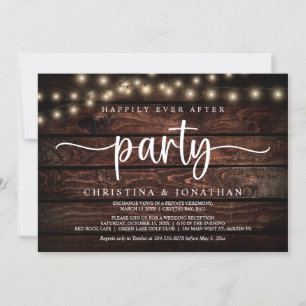 Invitación Afortunadamente Después De Un fiesta, Las Cadenas
