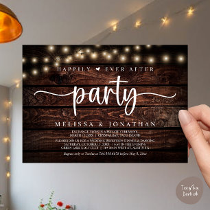 Invitación Afortunadamente Después De Un fiesta, Las Cadenas